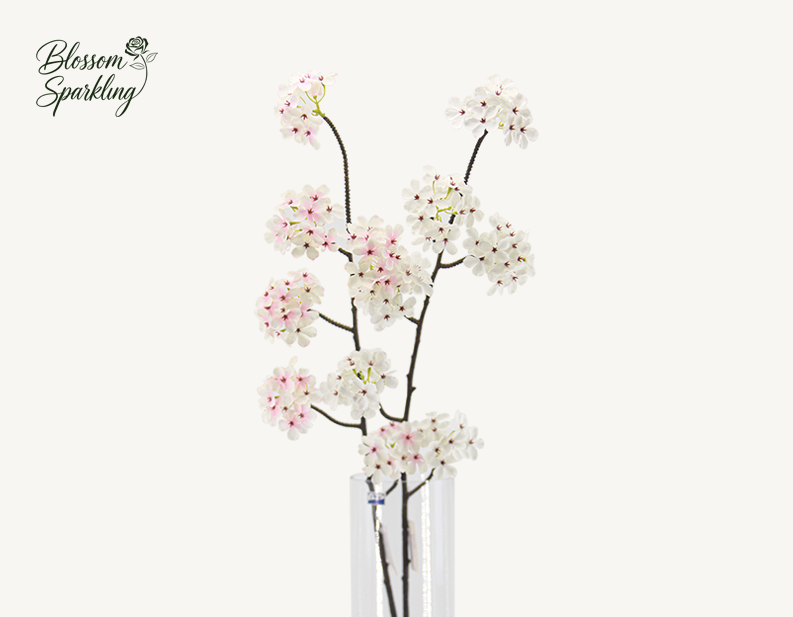 6 Heads Artificial Pear Blossom